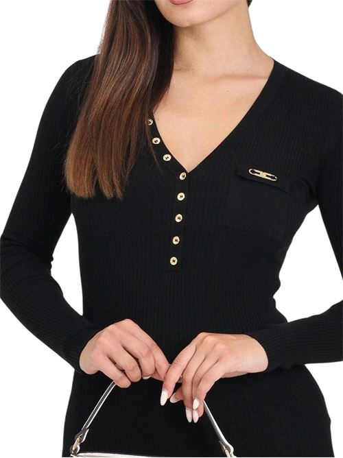 Maglia nera in lyocell Elisabetta Franchi | MK12B56E2110